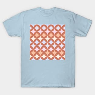 Geometric Pattern: Circle Nested: Terracotta T-Shirt